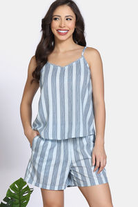 Zivame Woven Loungewear Short Set - Plein Air — thumbnail 3